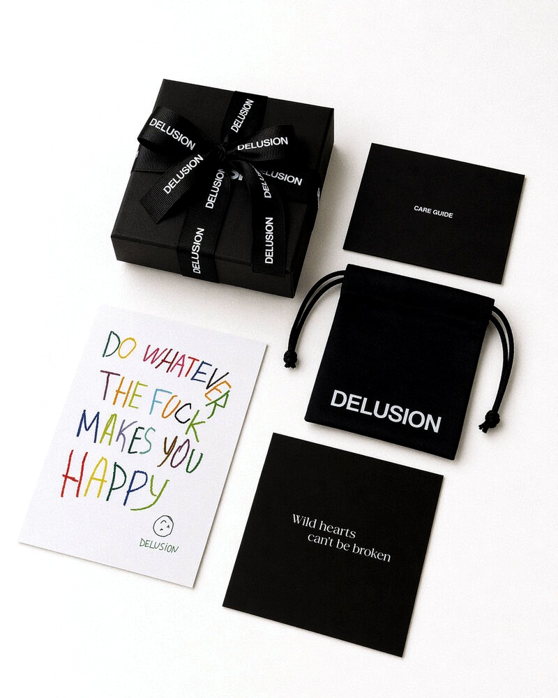 DELUSION packaging