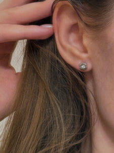 HEX NUT — сережки зі срібла 925 DELUSION