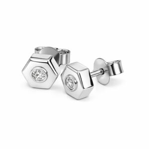 HEX NUT — сережки зі срібла 925 DELUSION